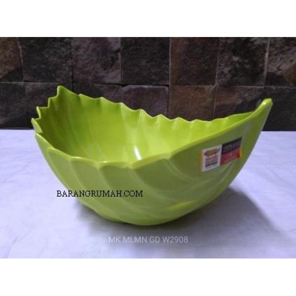 Mangkok Melamin Daun W2908